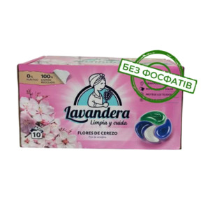 Капсулы для стирки Lavandera4в1 Flore de Cerezo, 10 шт